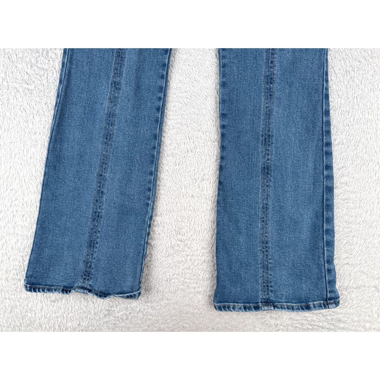 Vintage VINTAGE Wild Fable Women's Jeans Flared Low Rise Cotton Blend 26x29 Blue Denim 90s Girls Size 28" / US 6 / IT 42 - 2 Thumbnail