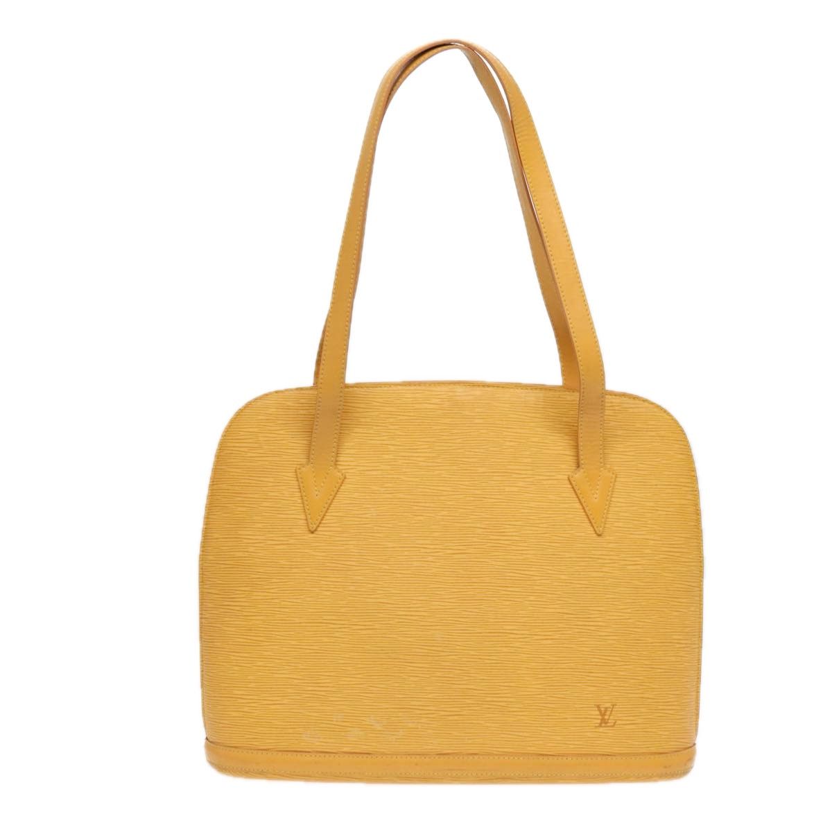 Louis Vuitton Lussac Yellow Leather Shoulder Bag (Pre-Owned) Size ONE SIZE - 1 Thumbnail