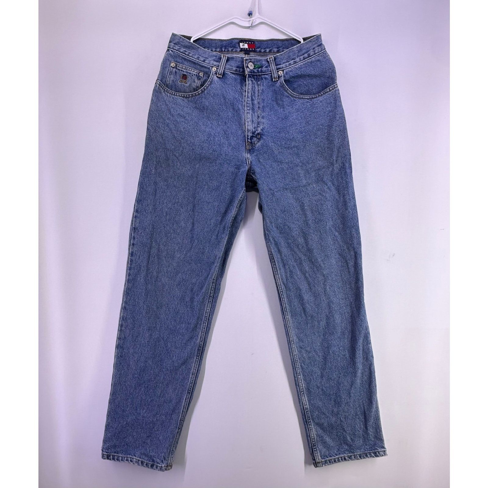 Tommy Hilfiger Tommy Hilfiger Blue Straight fit Jeans Size 33x30 Size US 33 - 2 Thumbnail