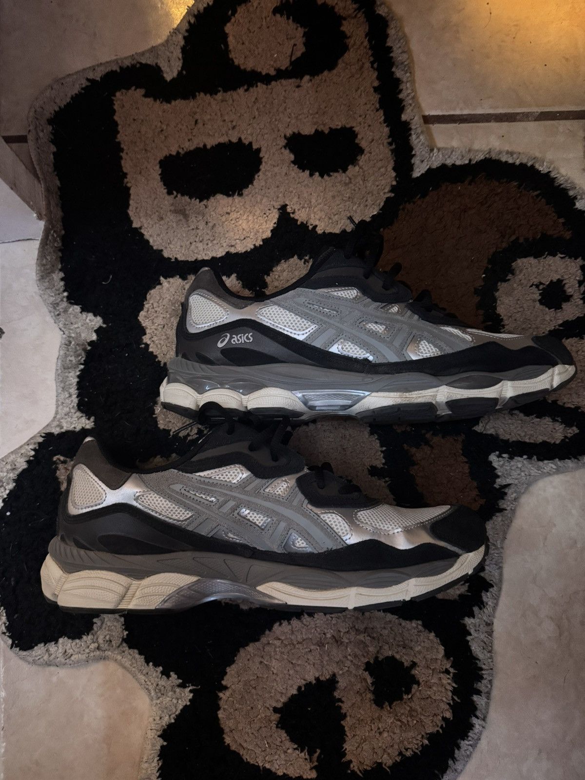 Asics 2023 ASICS Gel NYC 'Black Ivory Grey' Size US 12 / EU 45 - 5 Thumbnail