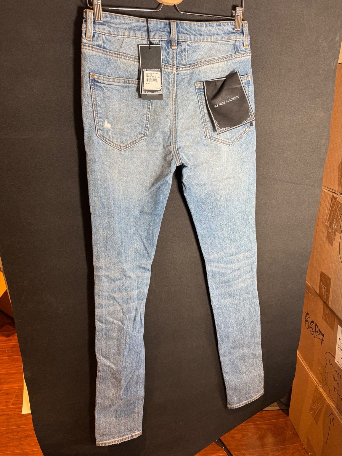 Other NWT Six Week Residency Ripped Denim Skinny Jeans Size 30 Size US 30 / EU 46 - 2 Thumbnail