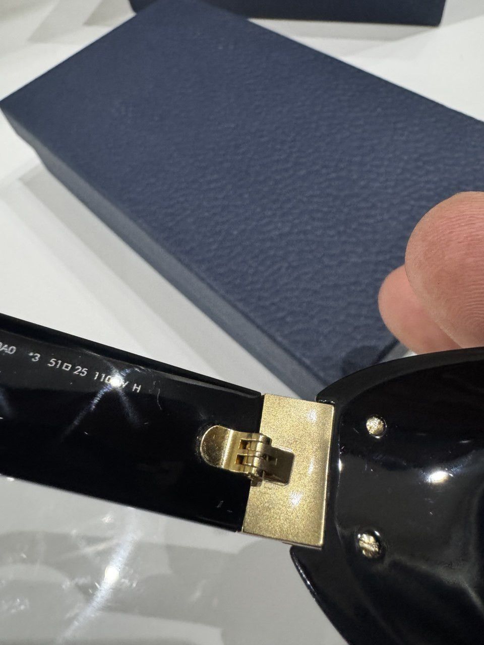 Dior Christian Dior "Lady" Black Oval Cat Eye Shield Sunglasses Size ONE SIZE - 18 Thumbnail