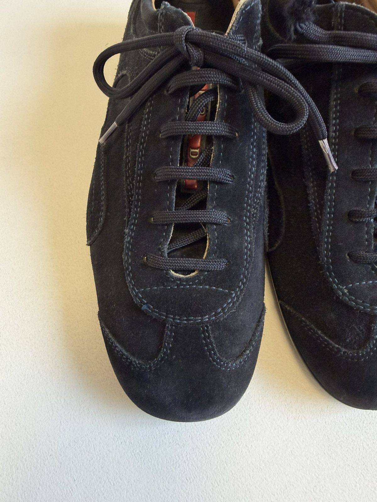 Prada OG Black Suede ‘Montecarlo’ Sneakers Size US 8 / EU 41 - 9 Thumbnail