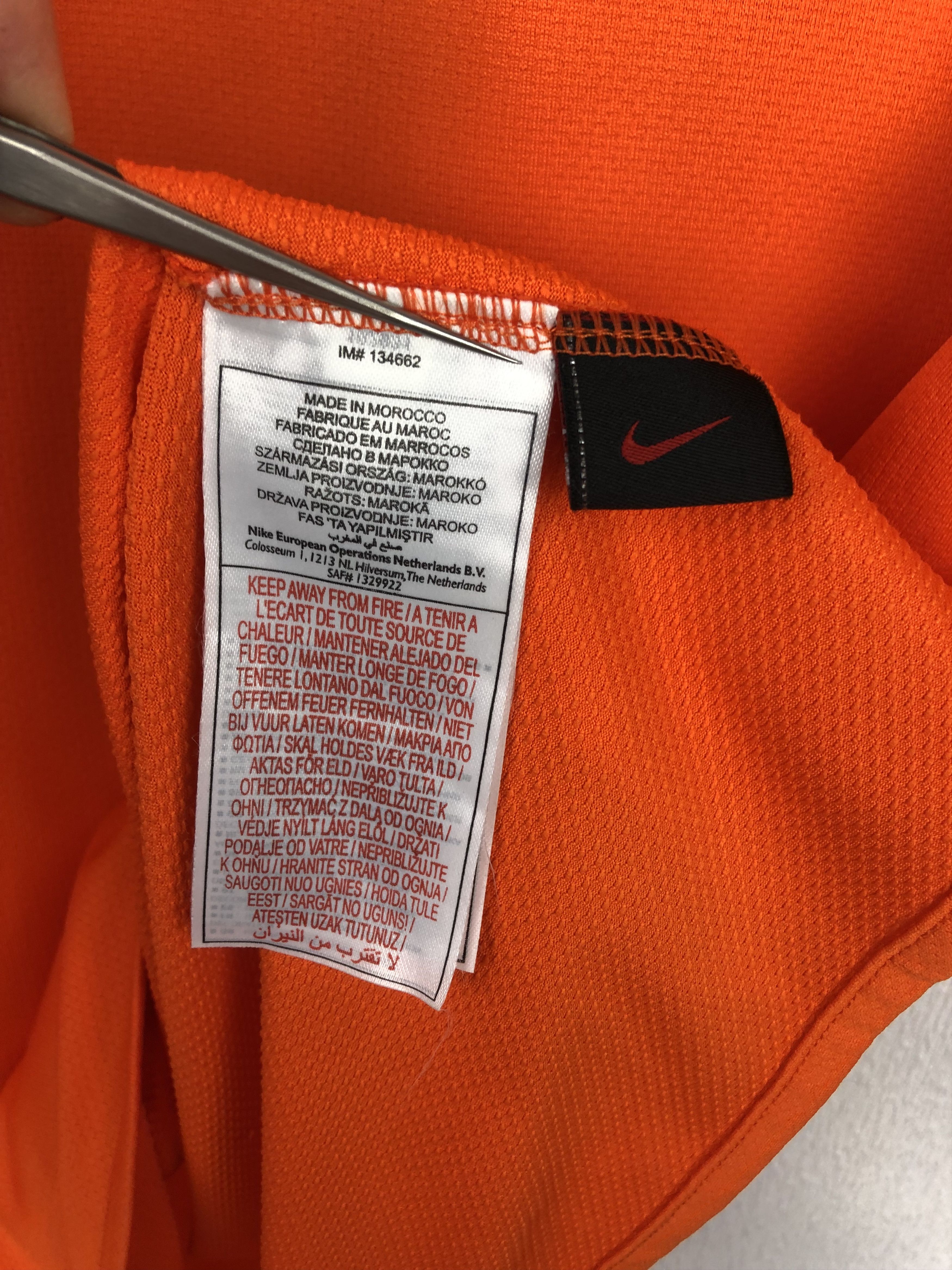 Nike Netherlands football shirt 2008 Soccer Nike Holland Jersey Size US M / EU 48-50 / 2 - 8 Thumbnail