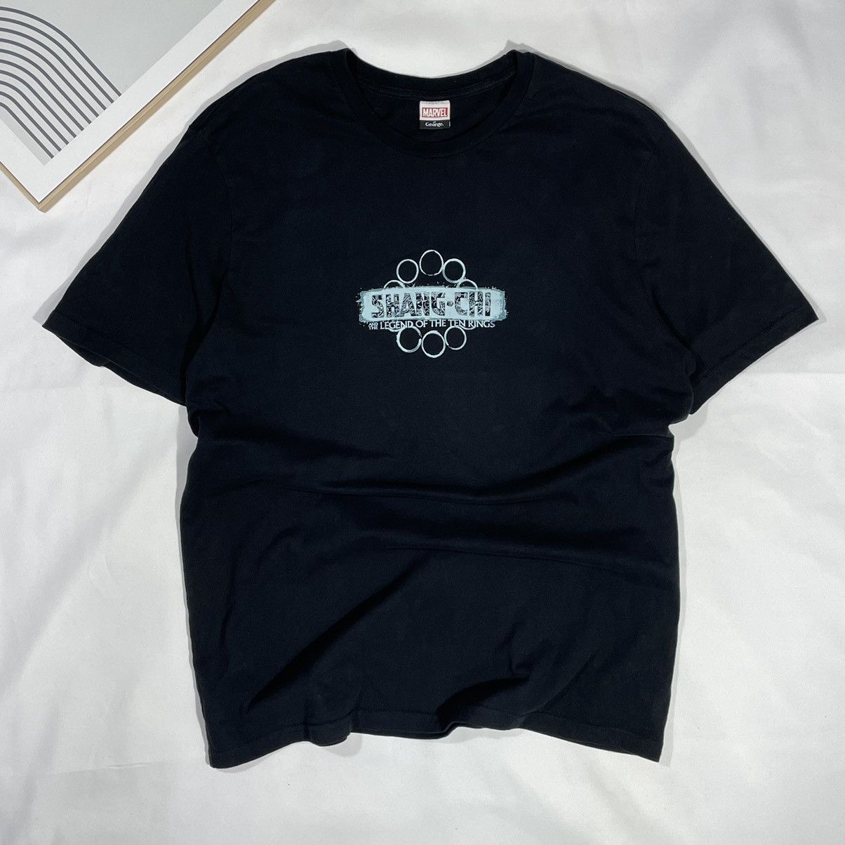Marvel Comics Vintage T-shirts Shang-Chi & Legend of the Ten Rigs Logo Y2K Size US L / EU 52-54 / 3 - 4 Thumbnail