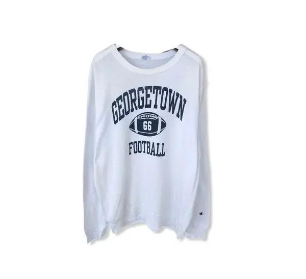 Champion Vintage Champion Georgetown Football Sweatshirt Size US L / EU 52-54 / 3 - 1 Thumbnail