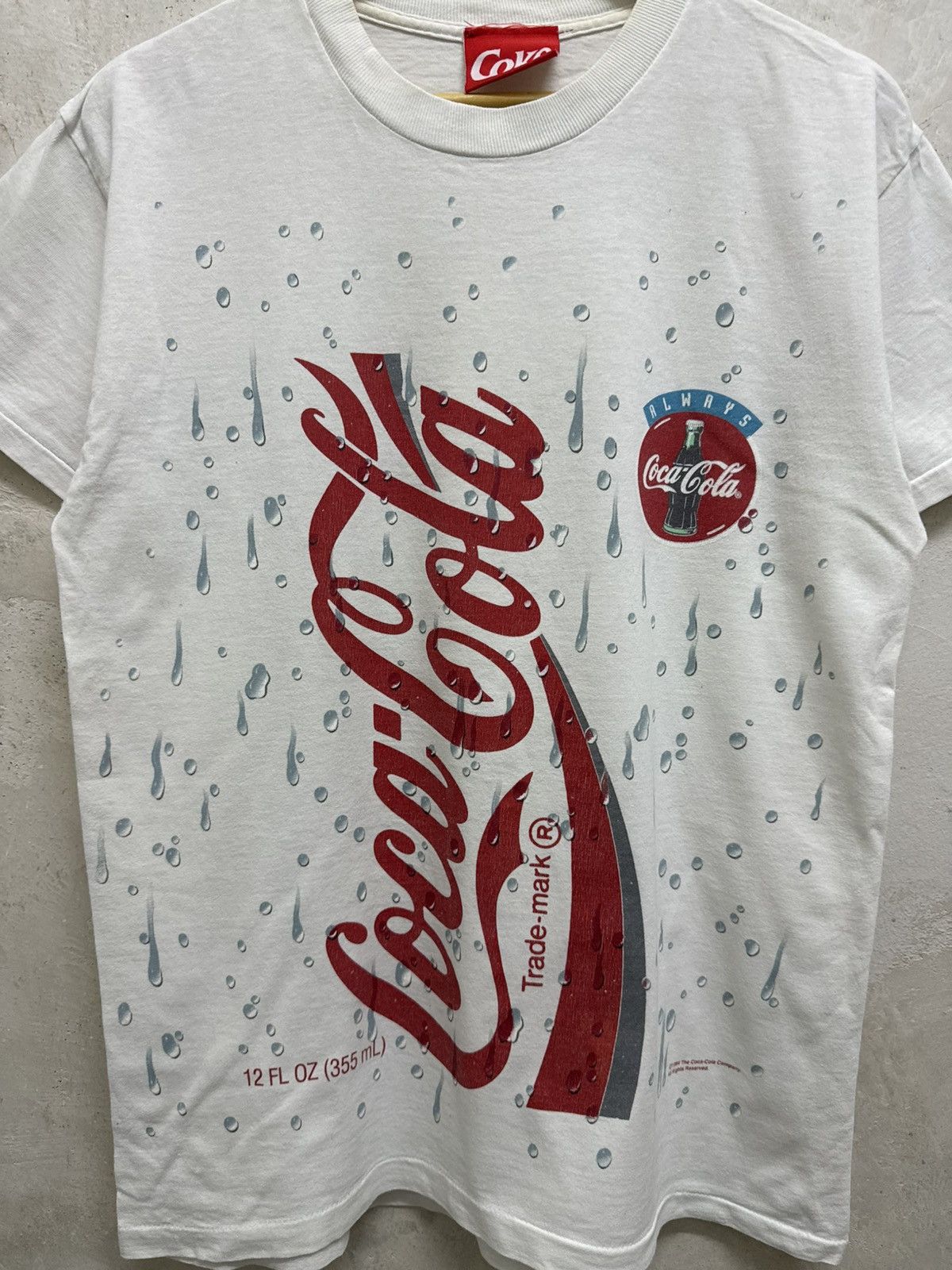 Vintage Vintage 90s Coca Cola All Over Prints Tees Size US M / EU 48-50 / 2 - 2 Thumbnail