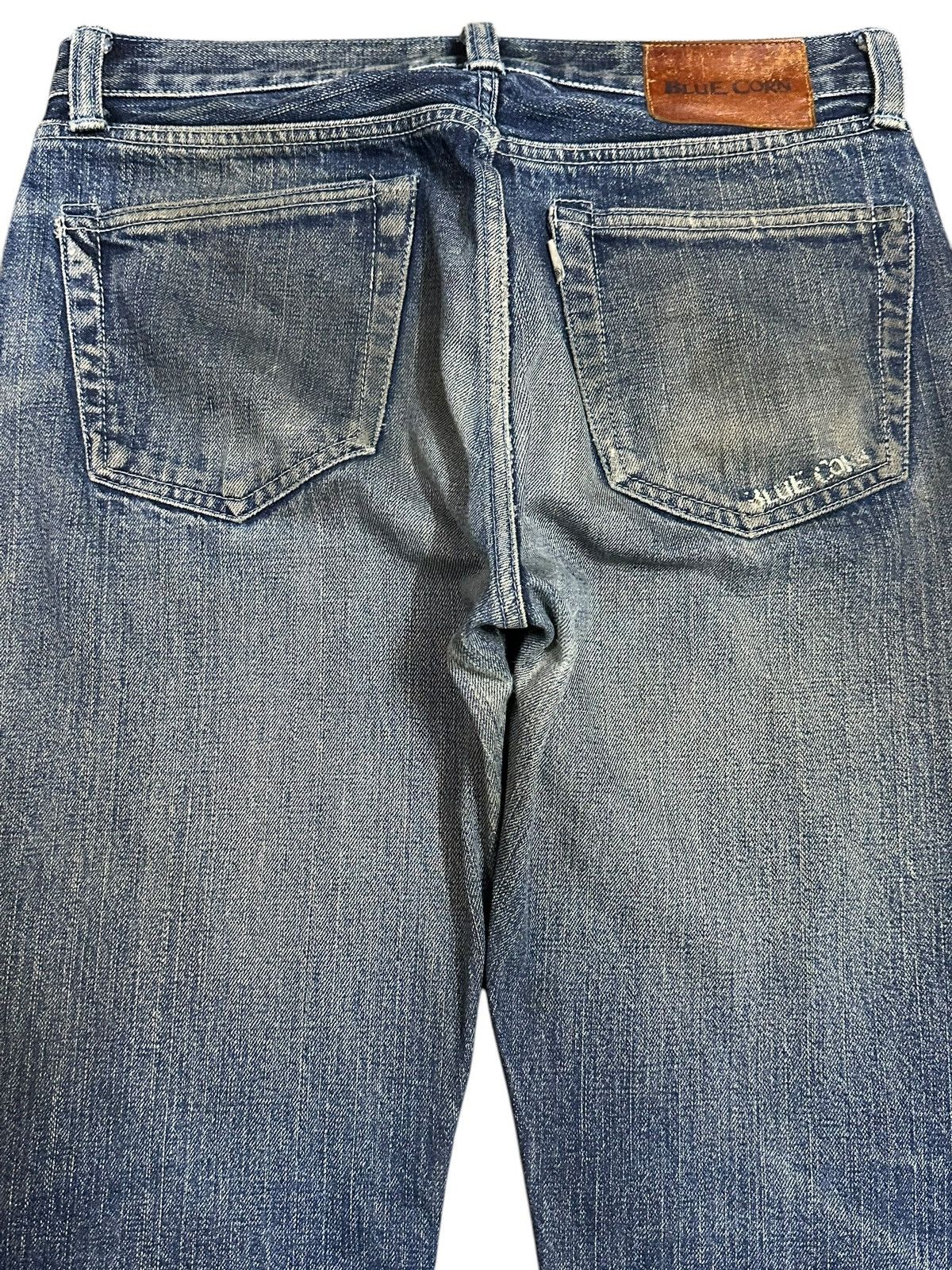 14th Addiction Vintage Japanese Brand Selvedge Mud Wash Distressed Jeans Size US 31 - 6 Thumbnail