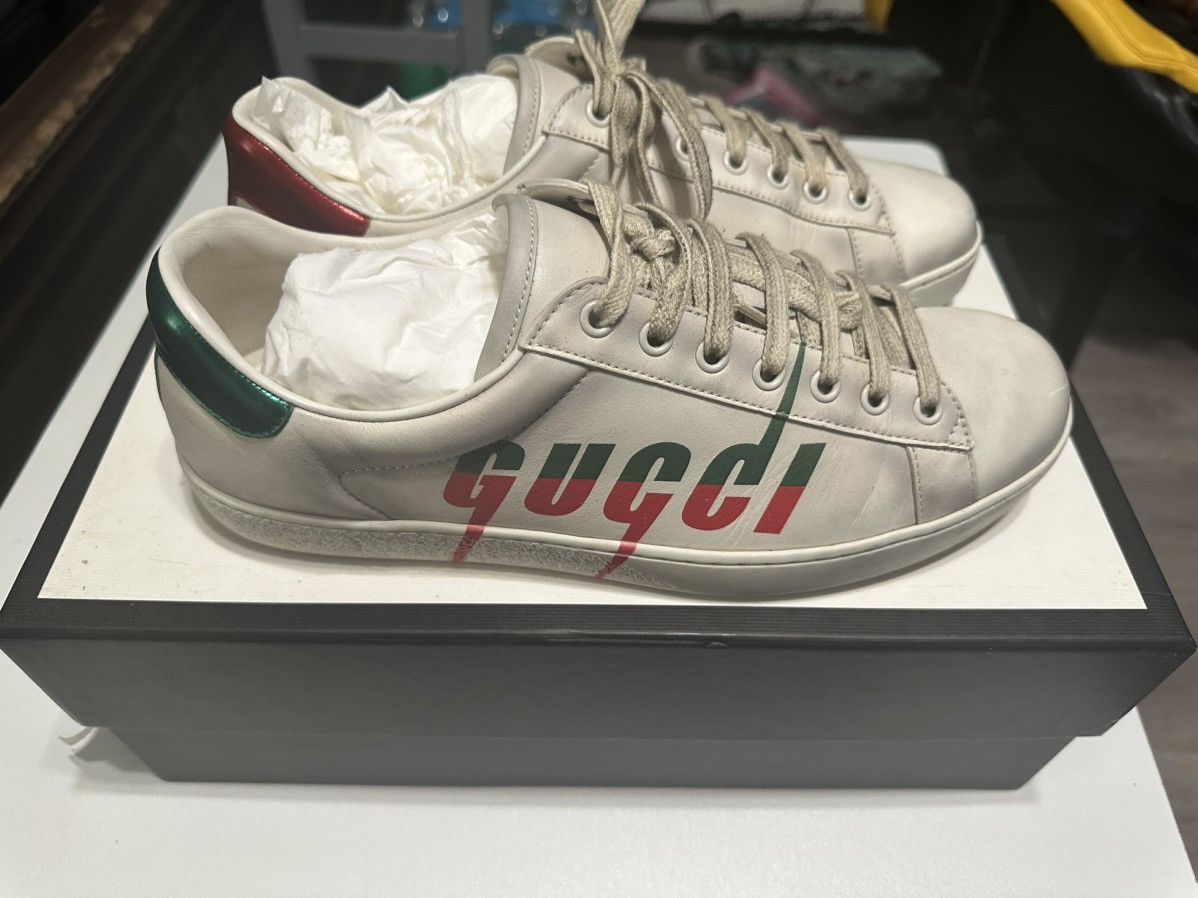 Gucci Gucci Ace Blade Sneakers Size US 8 / EU 41 - 2 Thumbnail