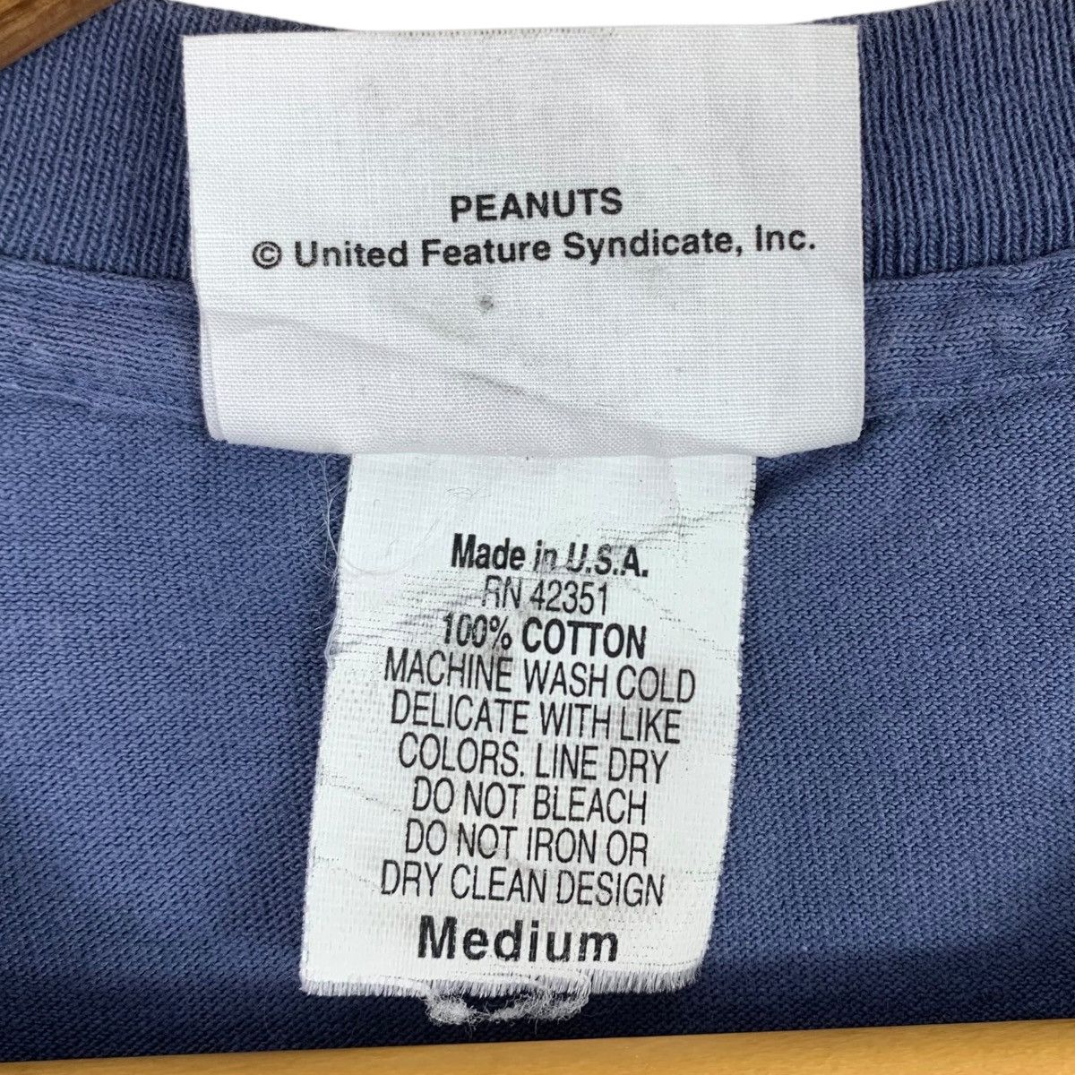 Vintage Vintage 90s SNOOPY PEANUTS Best Mom Cartoon Animation Shirt Size US M / EU 48-50 / 2 - 6 Thumbnail