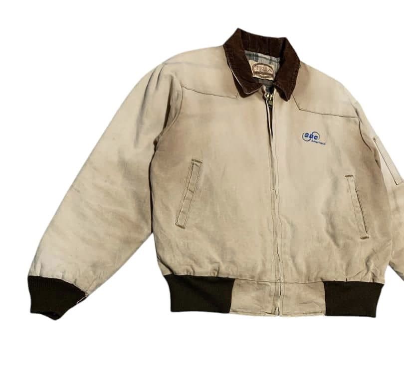 Vintage Trashed Vintage Duck Canvas Detroit Jacket By Pella Products Size US XL / EU 56 / 4 - 2 Thumbnail
