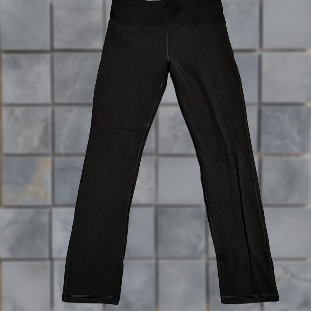 Athleta Athleta Pants Womens XL Rib Waist Skinny Leg Straight Pant Black Size 40" / US 18 - 1 Thumbnail