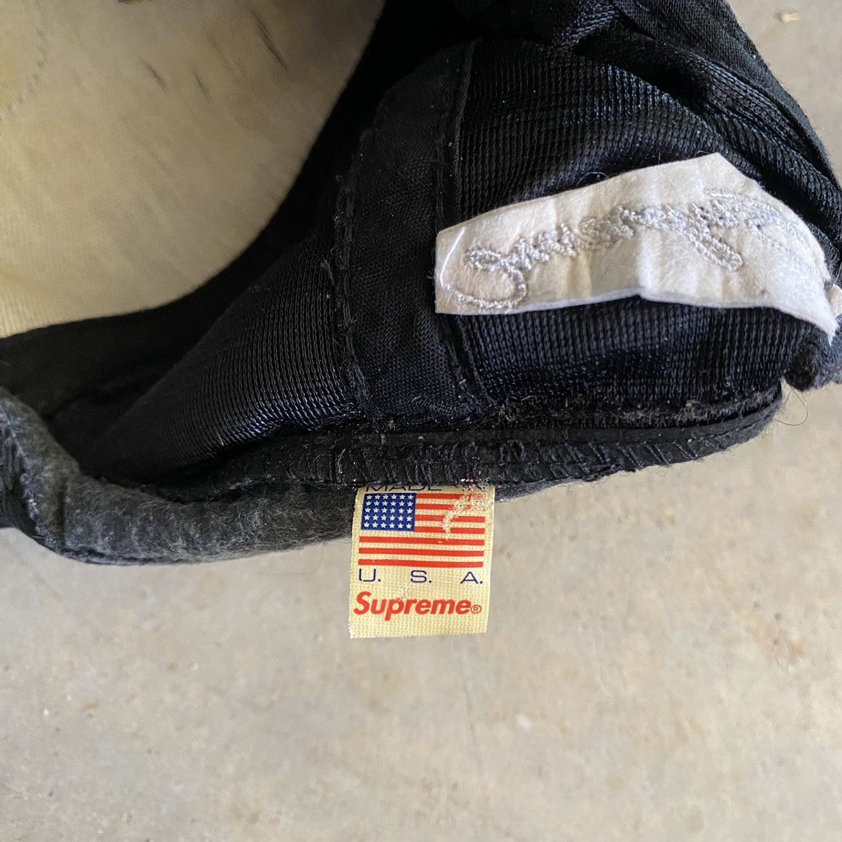 Supreme Supreme Worst Nightmare Hat Corduroy 5-Panel 2008 Black Size ONE SIZE - 8 Thumbnail