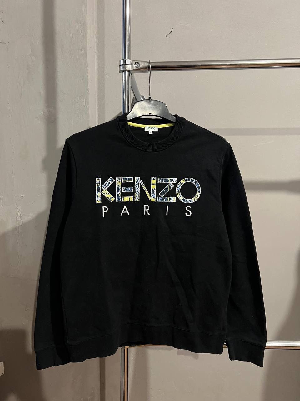 Kenzo KENZO PARIS BIG EMBROIDER LOGO DESIGN MENS SWEATSHIRT JUMPER Size US M / EU 48-50 / 2 - 3 Thumbnail
