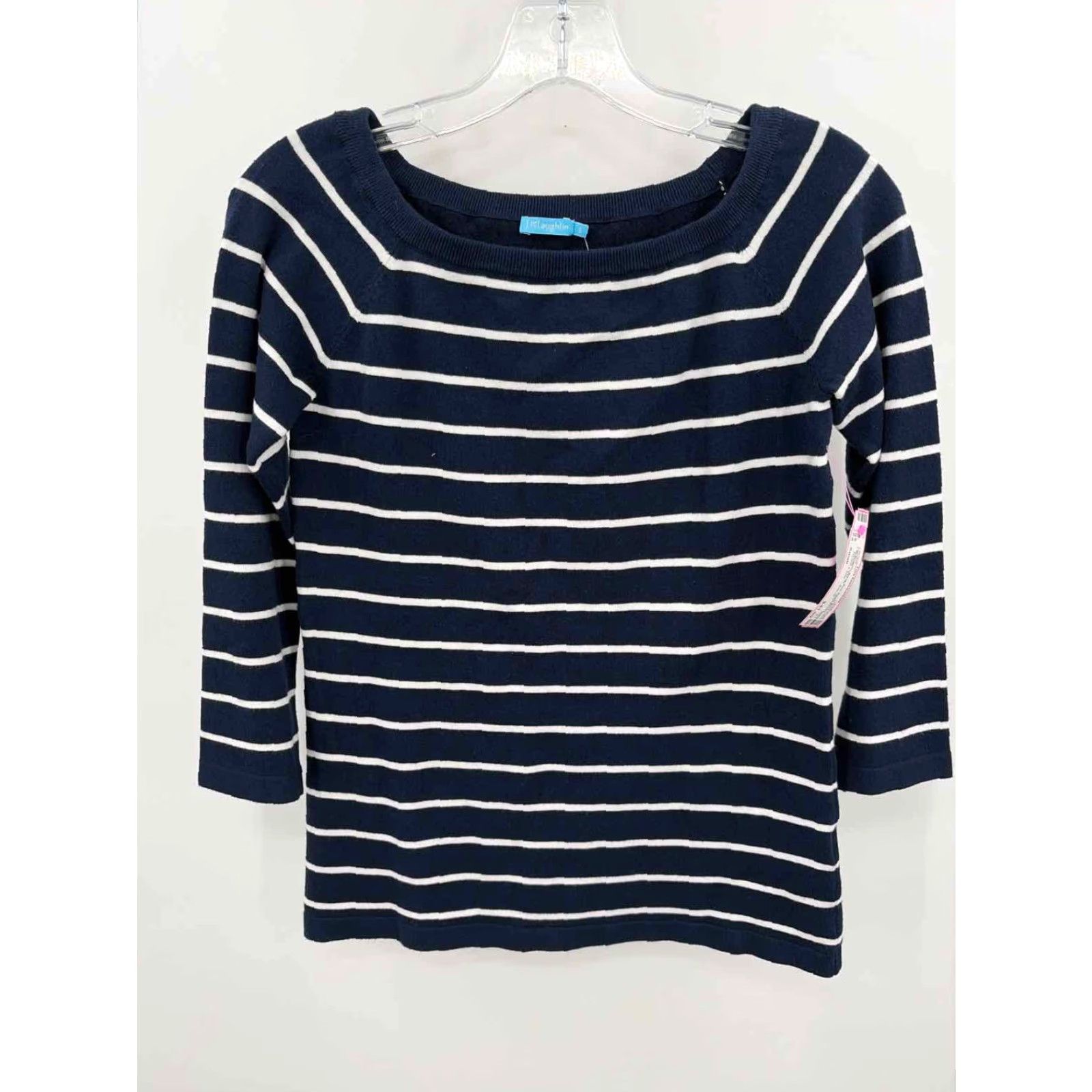 J.McLaughlin J Mclaughlin Stripe Sweater Navy Small Size S / US 4 / IT 40 - 4 Thumbnail