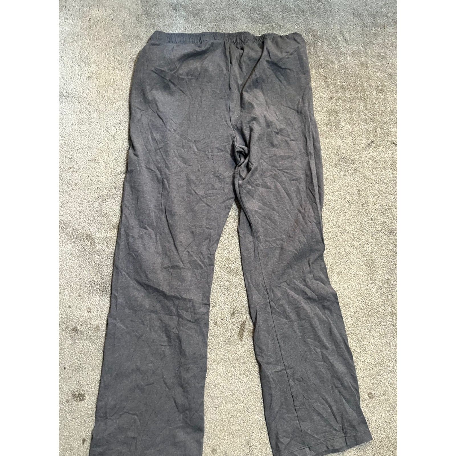 Champion Champion Sweatpants Men M Gray Cotton Solid Logo Pocket Relaxed Straight Size US 31 - 3 Thumbnail