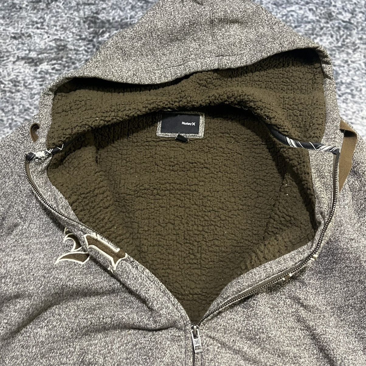 Hurley Vintage Y2K Hurley Grunge Skater Fleece Zip Up Hoodie Small Size US S / EU 44-46 / 1 - 7 Thumbnail