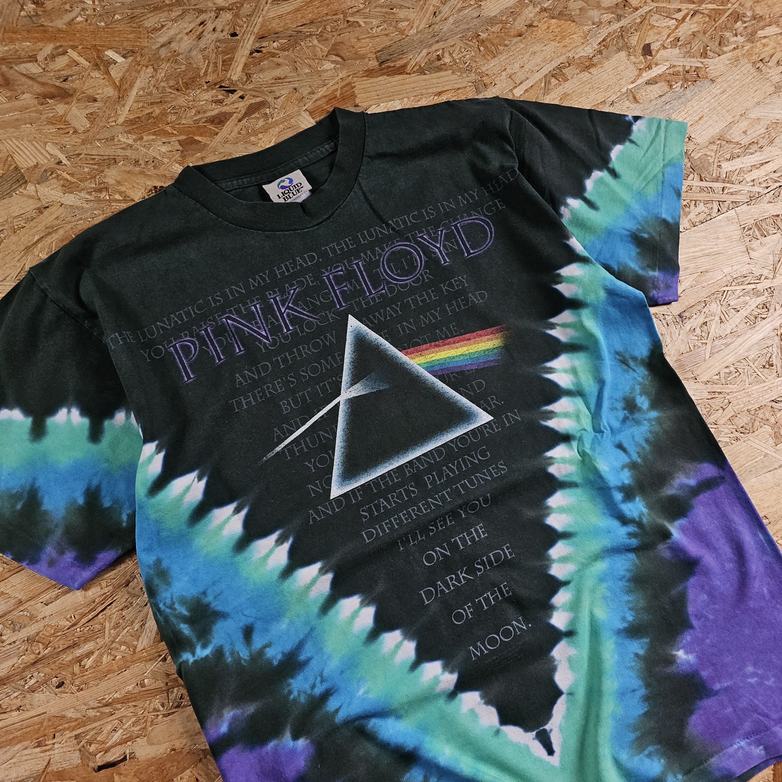 Band Tees × Liquid Blue × Pink Floyd LIQUID BLUE PINK FLOYD TIE DYE T-SHIRT VINTAGE Y2K BAND M Size US M / EU 48-50 / 2 - 2 Thumbnail