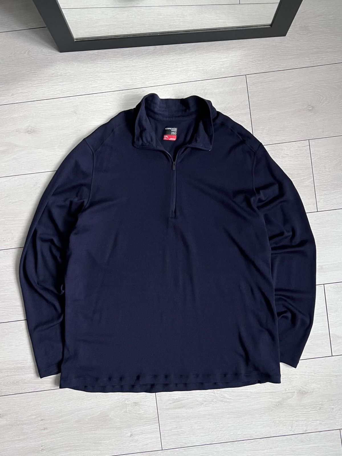 Icebreaker Icebreaker 100% Merino Wool 1/3 Zip Sweater Size US XXL / EU 58 / 5 - 1 Thumbnail