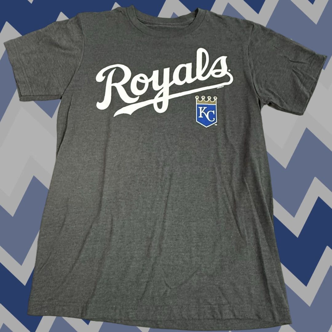 MLB Kansas City KC MLB Royals Script Genuine Merchandise T-Shirt Sz M - EUC Size US M / EU 48-50 / 2 - 1 Thumbnail