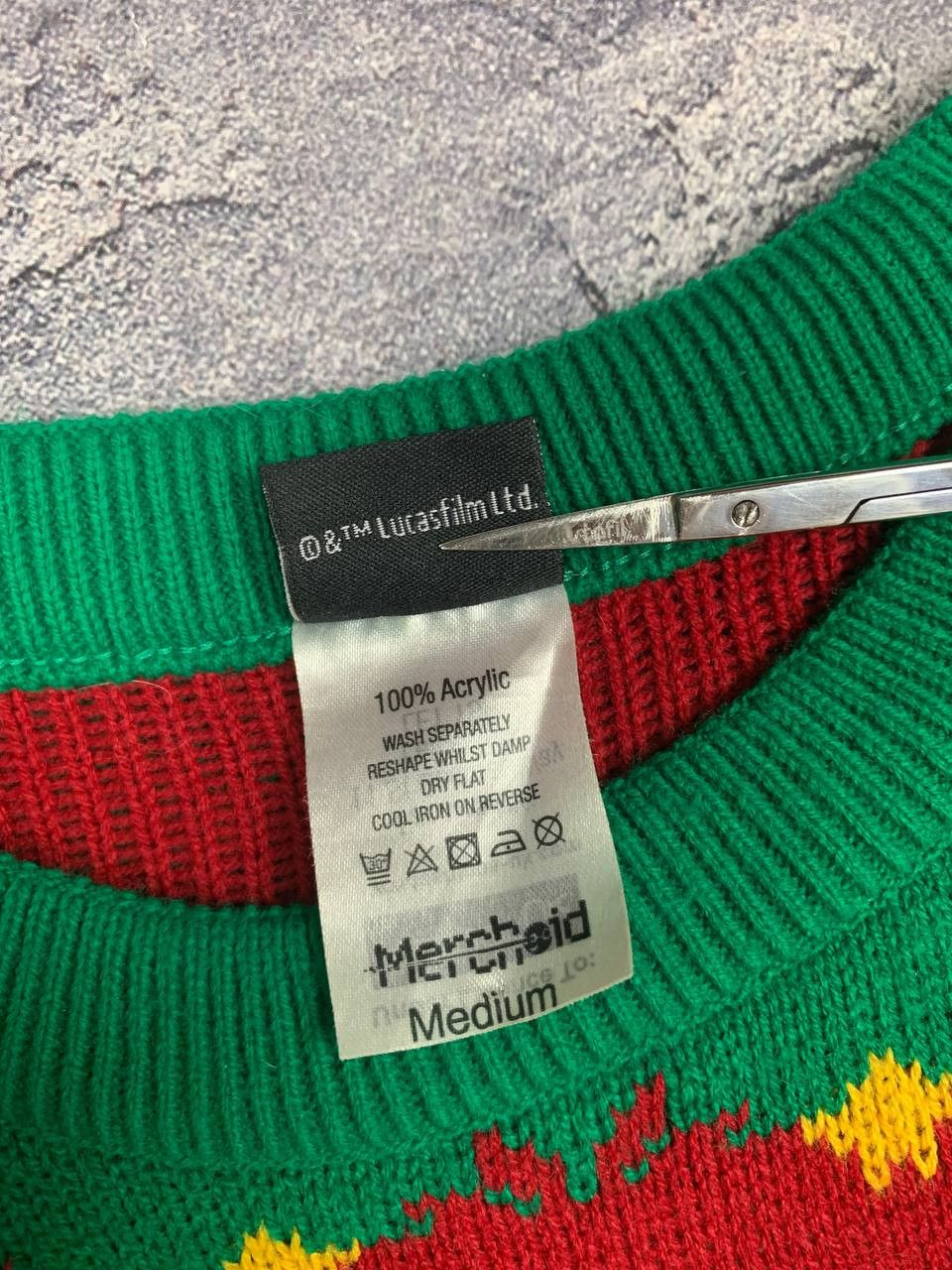 Star Wars Star Wars The Mandalorian Baby Yoda Ugly Christmas Sweater Size US M / EU 48-50 / 2 - 16 Thumbnail