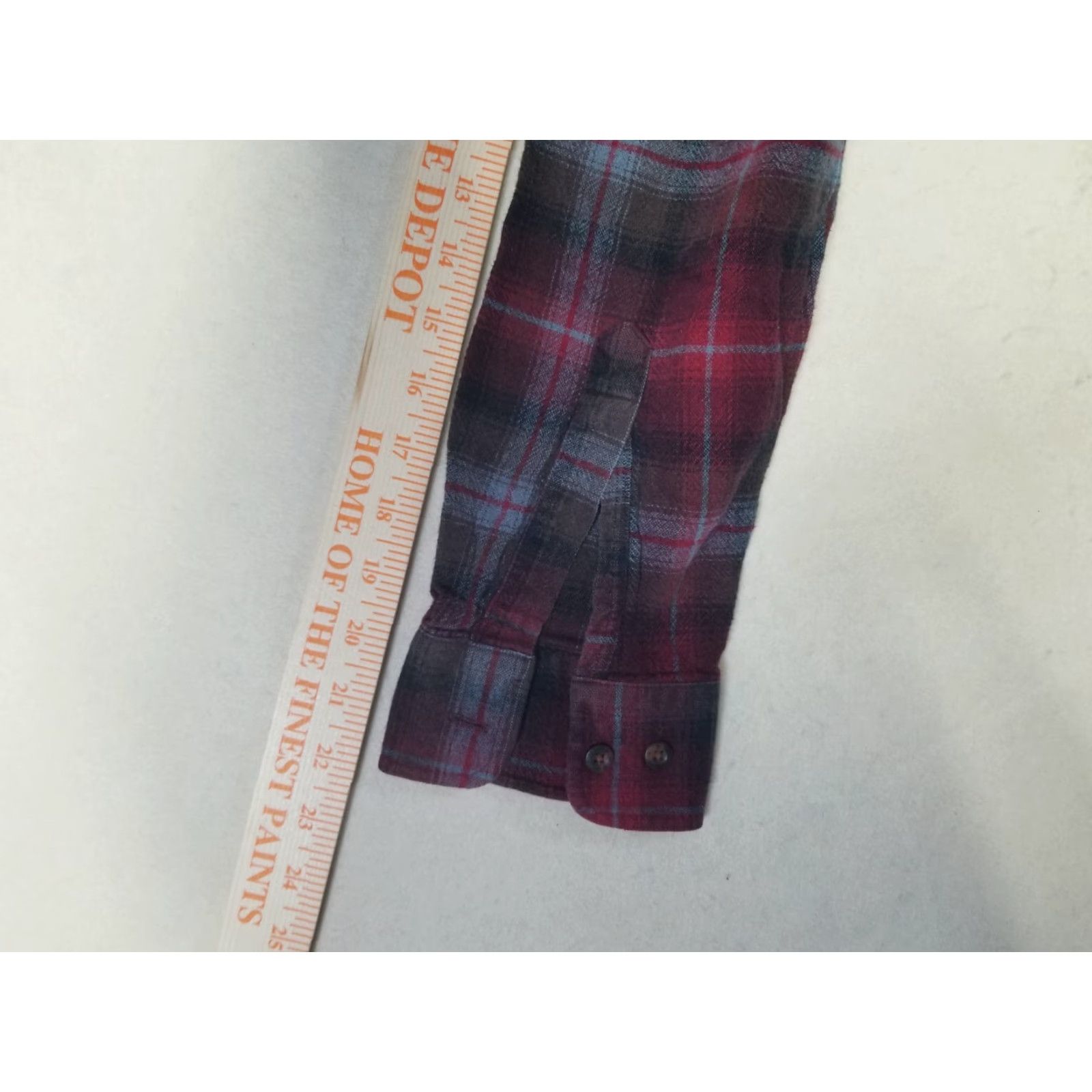 Pendleton Pendleton Shirt Men Medium Plaid Flannel Mason Long Sleeve Button Up Burgundy Size US M / EU 48-50 / 2 - 5 Thumbnail