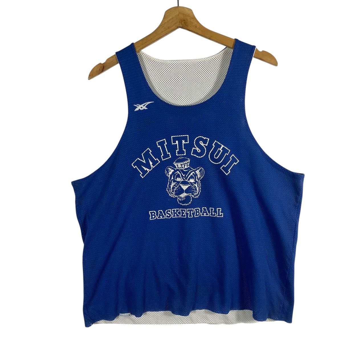 Japanese Brand Mitsui Basketball reversible mesh Jersey (fit size M) Size US M / EU 48-50 / 2 - 4 Thumbnail