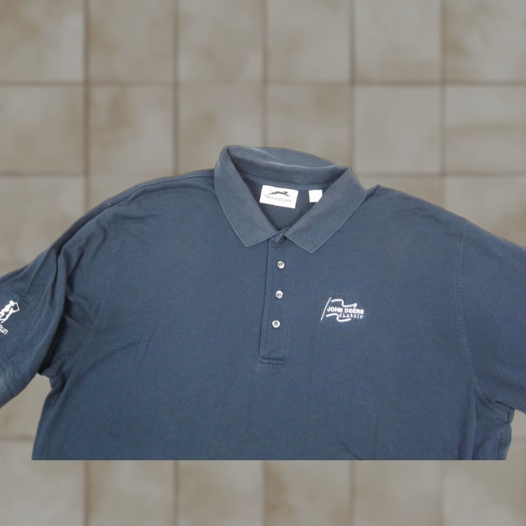 John Deere VINTAGE John Deere Polo Shirt Mens 2XL Blue Polo Shirt 2XL Blue Golf Classic 70s 80s 90s Mens Size US XXL / EU 58 / 5 - 1 Thumbnail