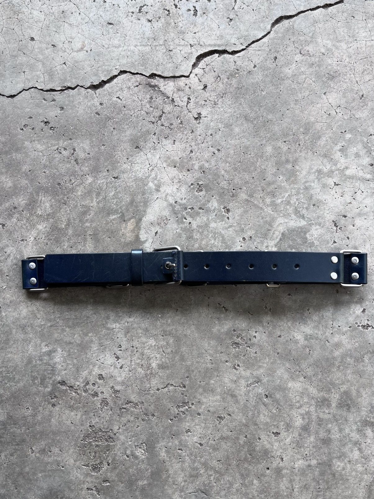 Marithe + Francois Girbaud Very Rare Marithé + François Girbaud Leather Belt Size 32 - 12 Thumbnail