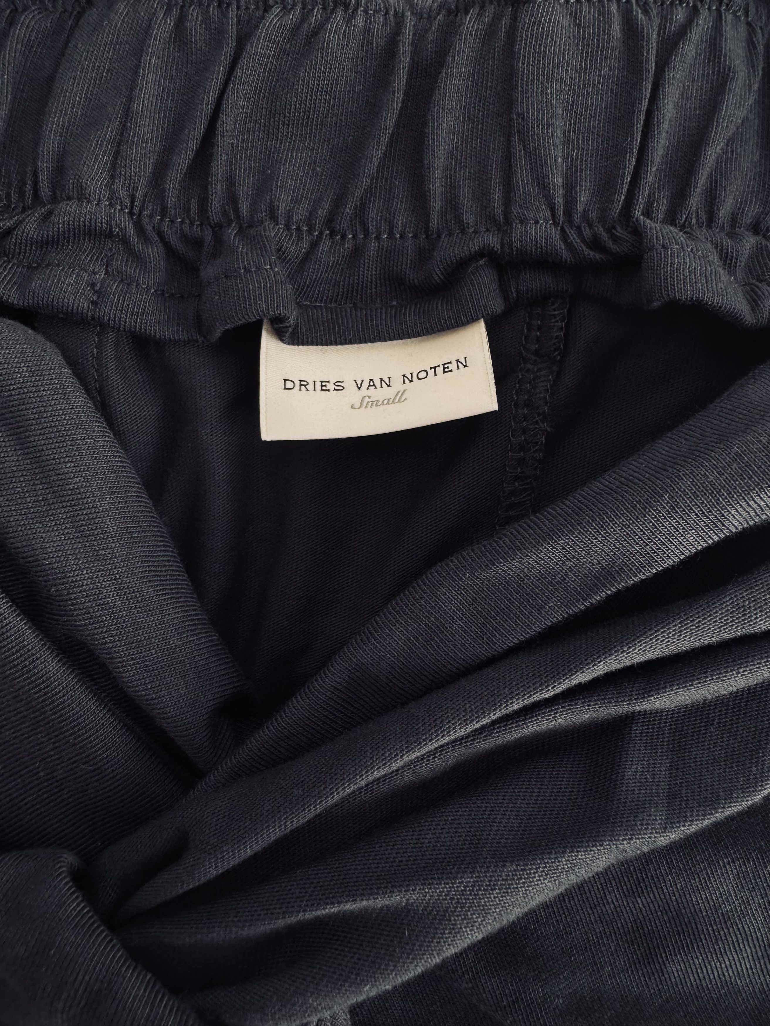 Dries Van Noten Draped Black Maxi Wrap Skirt Size 26" / US 2 / IT 38 - 3 Thumbnail