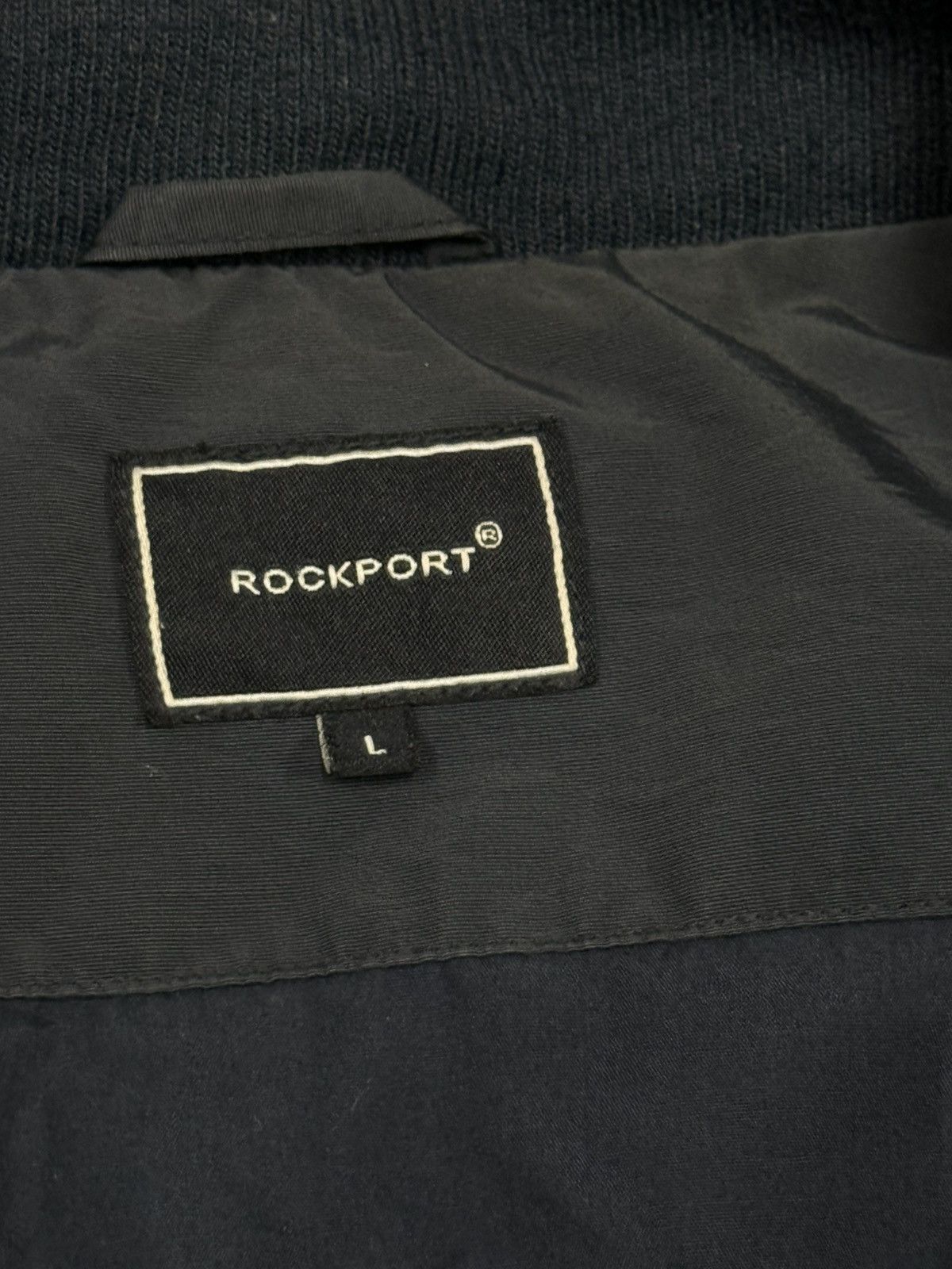 Rockport × Vintage Rare Vintage Rockport Navy Jacket Large Size US L / EU 52-54 / 3 - 5 Thumbnail