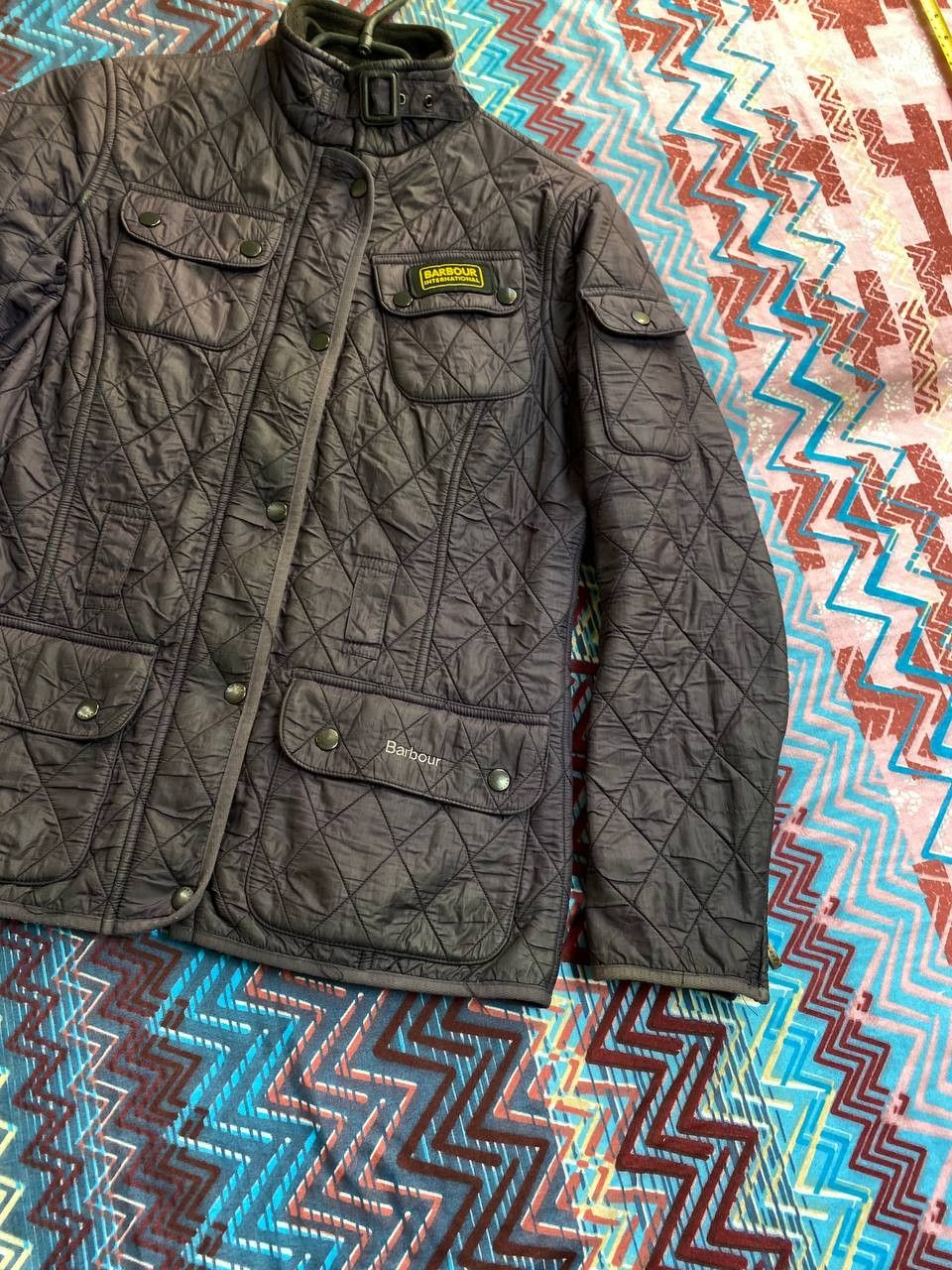Barbour × Vintage Barbour Drax Quilt coat Women's size USA 8 Size M / US 6-8 / IT 42-44 - 22 Thumbnail