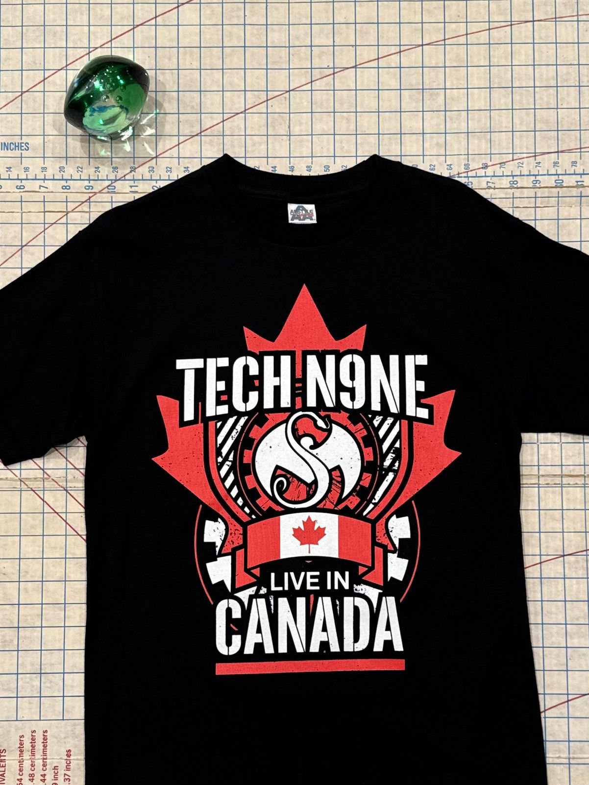 Rap Tees Tech N9ne Live in Canada Tech Nine Tour Tee Black Medium Size US M / EU 48-50 / 2 - 3 Thumbnail