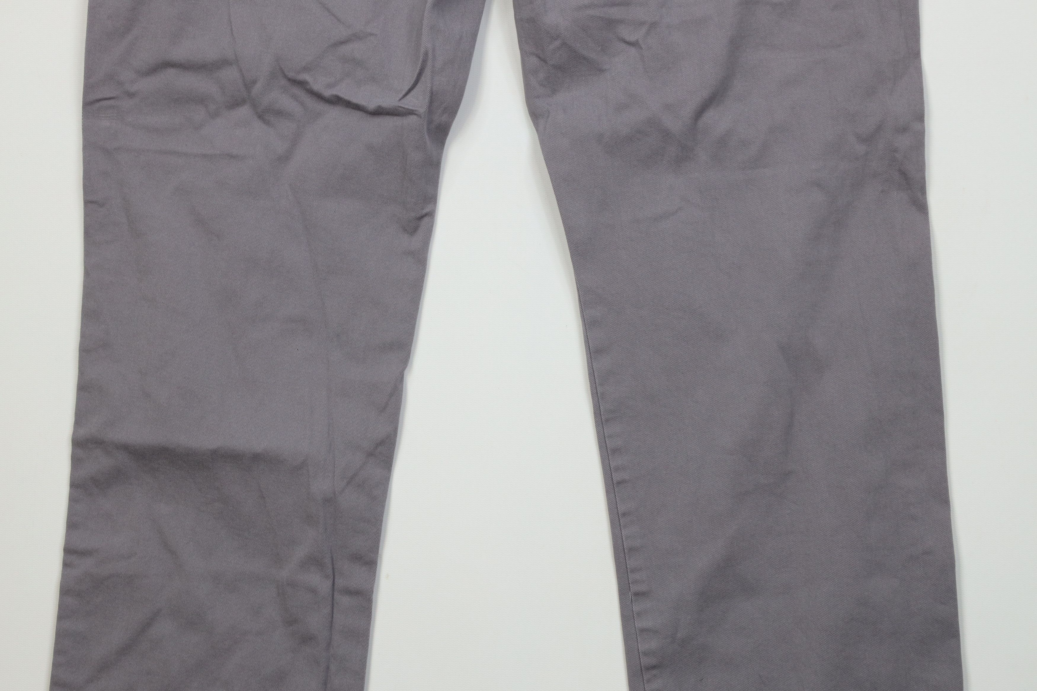 J.Crew J Crew Faded Flex Straight Leg Chino Pants Trousers Gray Size US 33 - 9 Thumbnail