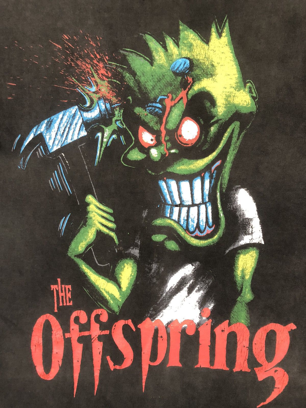 Band Tees Vintage Thrashed 🔥 OFFSPRING Bootleg Rare Size US L / EU 52-54 / 3 - 5 Thumbnail