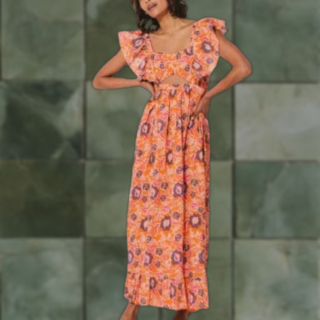 Cleobella VINTAGE Cleobella Maxi Dress Women Small Floral Bohemian Tropical Resort Casual Summer Wedding Size S / US 4 / IT 40 - 1 Thumbnail