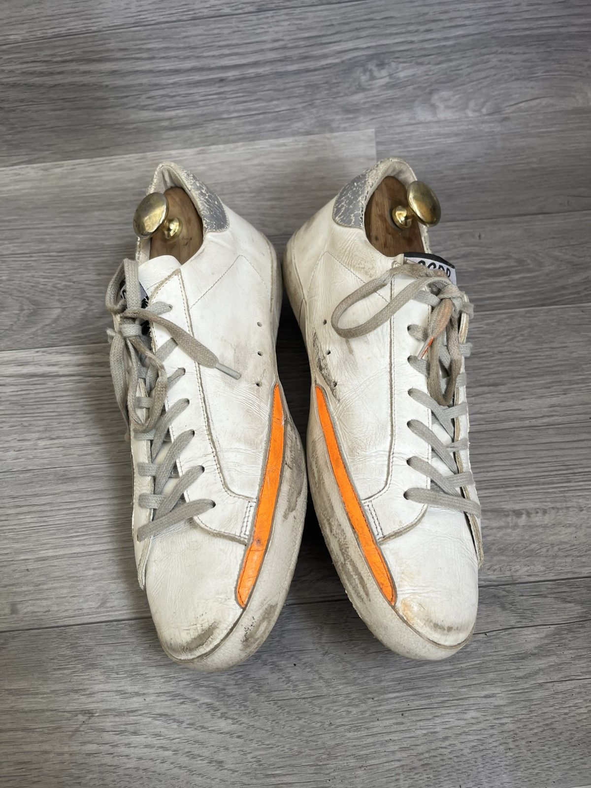 Golden Goose Golden goose superstar distressed low top sneakers sz 43 Size US 10 / EU 43 - 7 Thumbnail