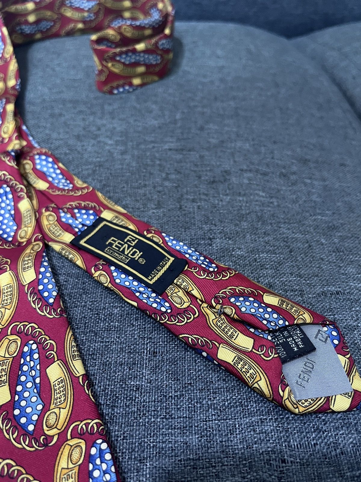 Fendi Fendi Silk Tie Size ONE SIZE - 2 Thumbnail