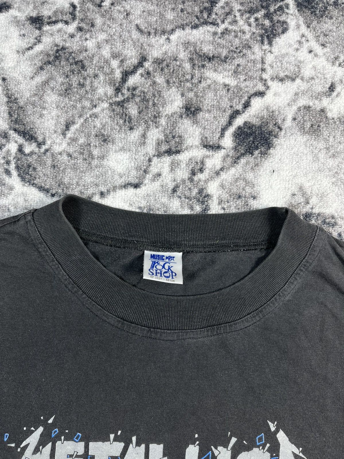 Metallica Vintage 1994 Metallica Skull Tee Music Max Log Shop Size US XL / EU 56 / 4 - 9 Thumbnail