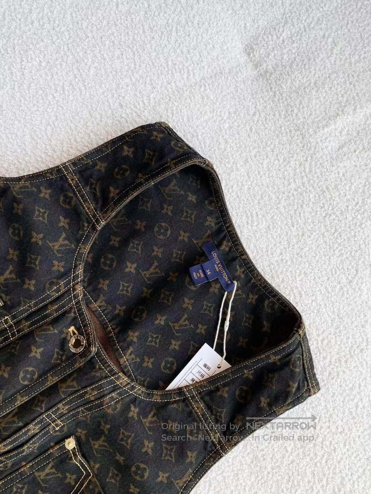 Louis Vuitton Louis Vuitton Old flower printed vest jacket| Size 4XL / US 24-26 - 4 Thumbnail
