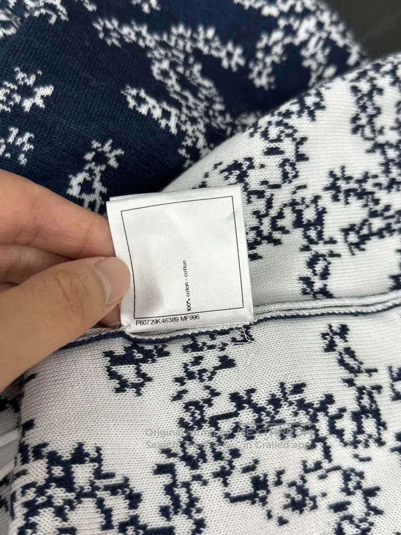 Chanel Chanel Blue and white printed logo cardigan coat Size XS / US 0-2 / IT 36-38 - 7 Thumbnail
