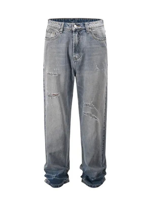 Jean VIBE y2k damaged ripped faded hiphop jeans Size US 30 / EU 46 - 3 Thumbnail