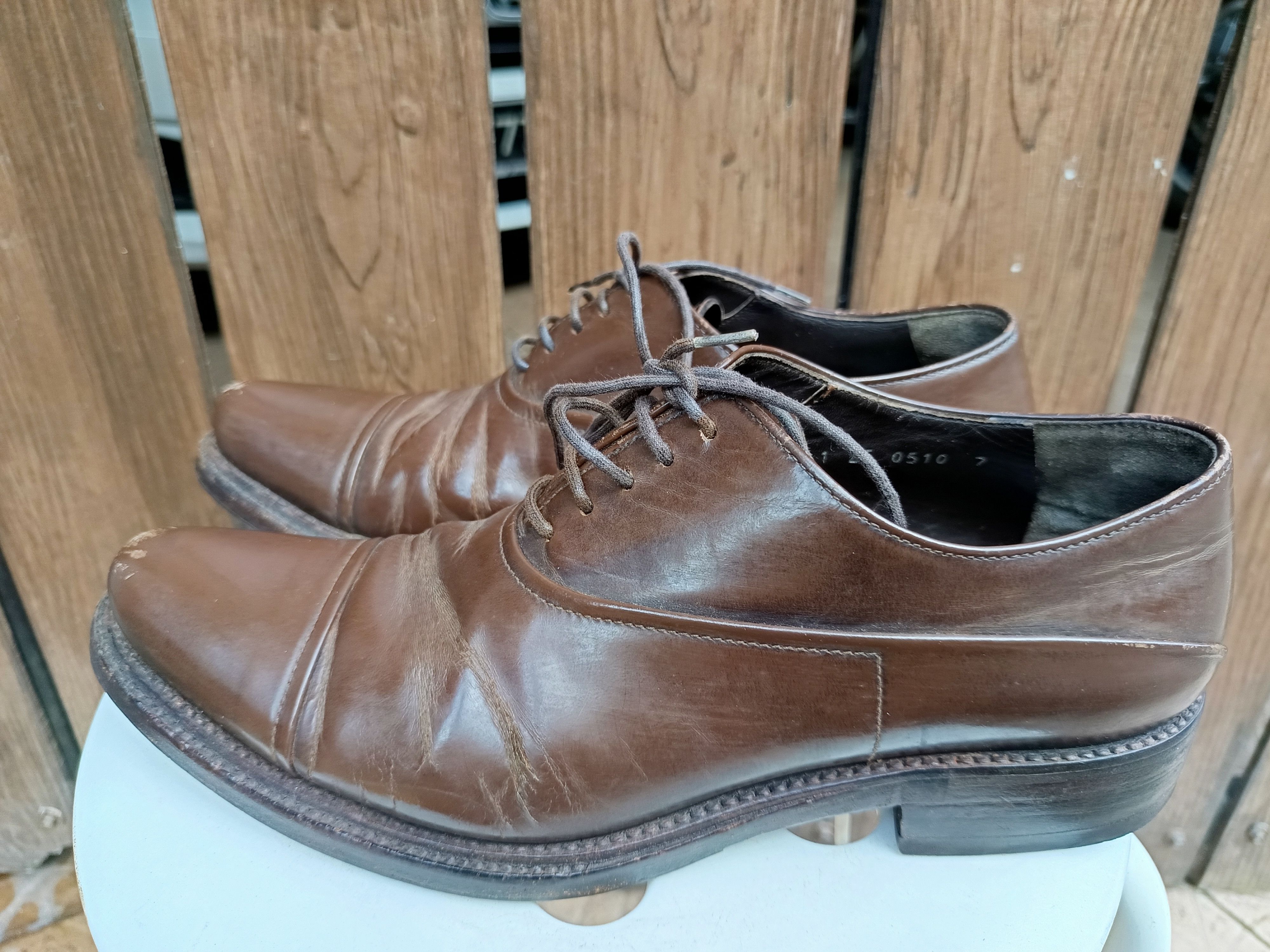 Prada Vintage prada lace up Size US 7 / EU 40 - 2 Thumbnail