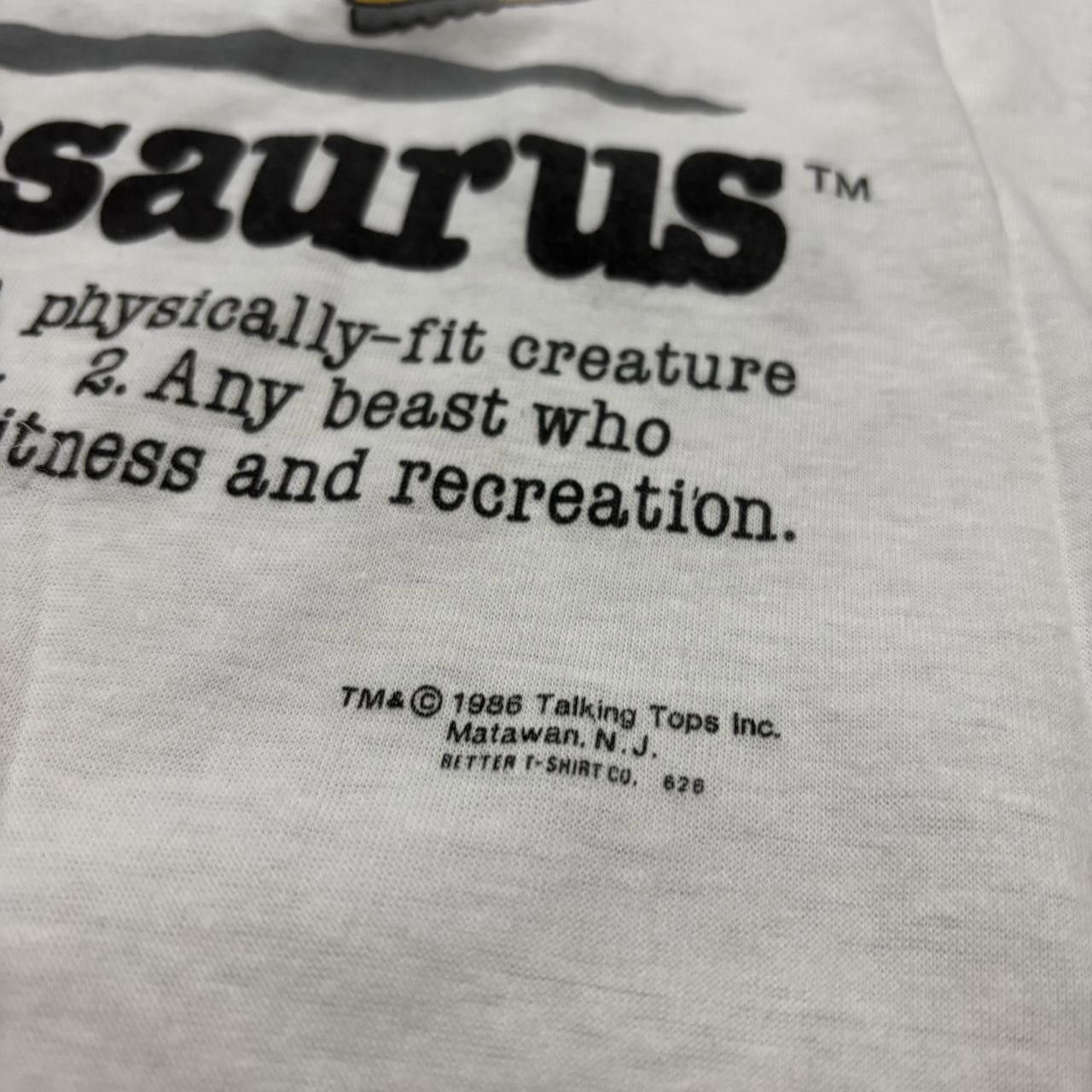 Hanes vintage jogasaurus t shirt 1986 S Size US S / EU 44-46 / 1 - 5 Thumbnail