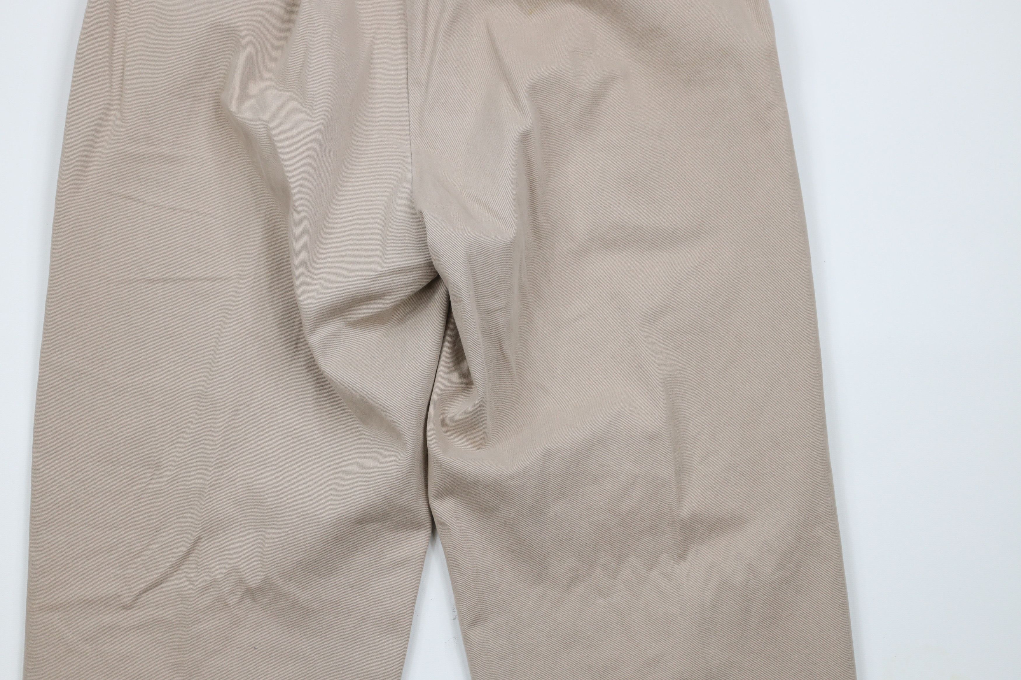 Ralph Lauren × Vintage Vintage 90s Ralph Lauren Spell Out Cotton Chino Pants Beige Size US 32 / EU 48 - 12 Thumbnail