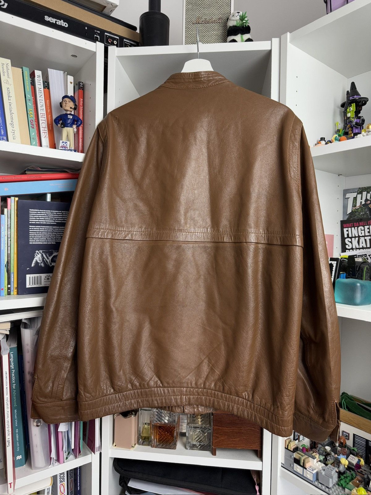 Issey Miyake × Japanese Brand Vintage 80s Issey Miyake leather bomber jacket M archive rare Size US M / EU 48-50 / 2 - 2 Thumbnail