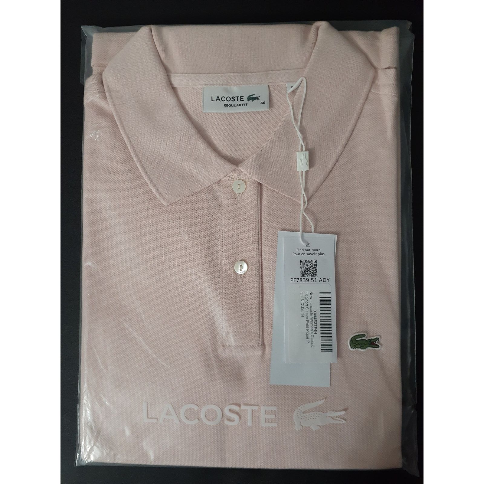 Lacoste Women's Regular Fit Soft Cotton Petit Polo Nidus 14