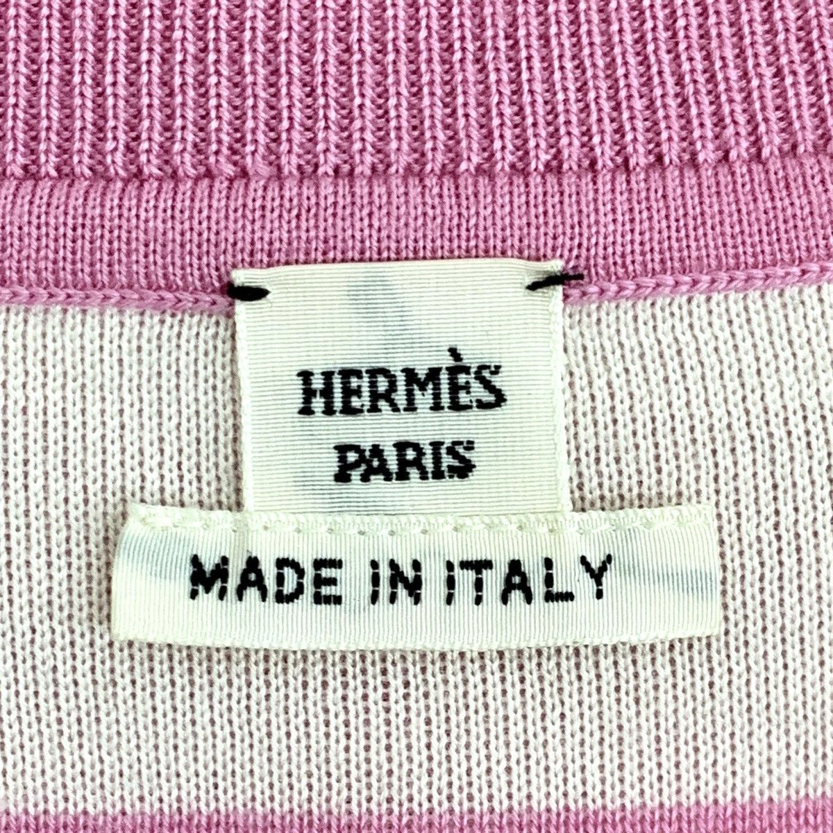Hermes Hermes Striped Rope Cashmere Long Sleeve Knit Cardigan K26WX Size XXS / US 00 / IT 34 - 5 Thumbnail
