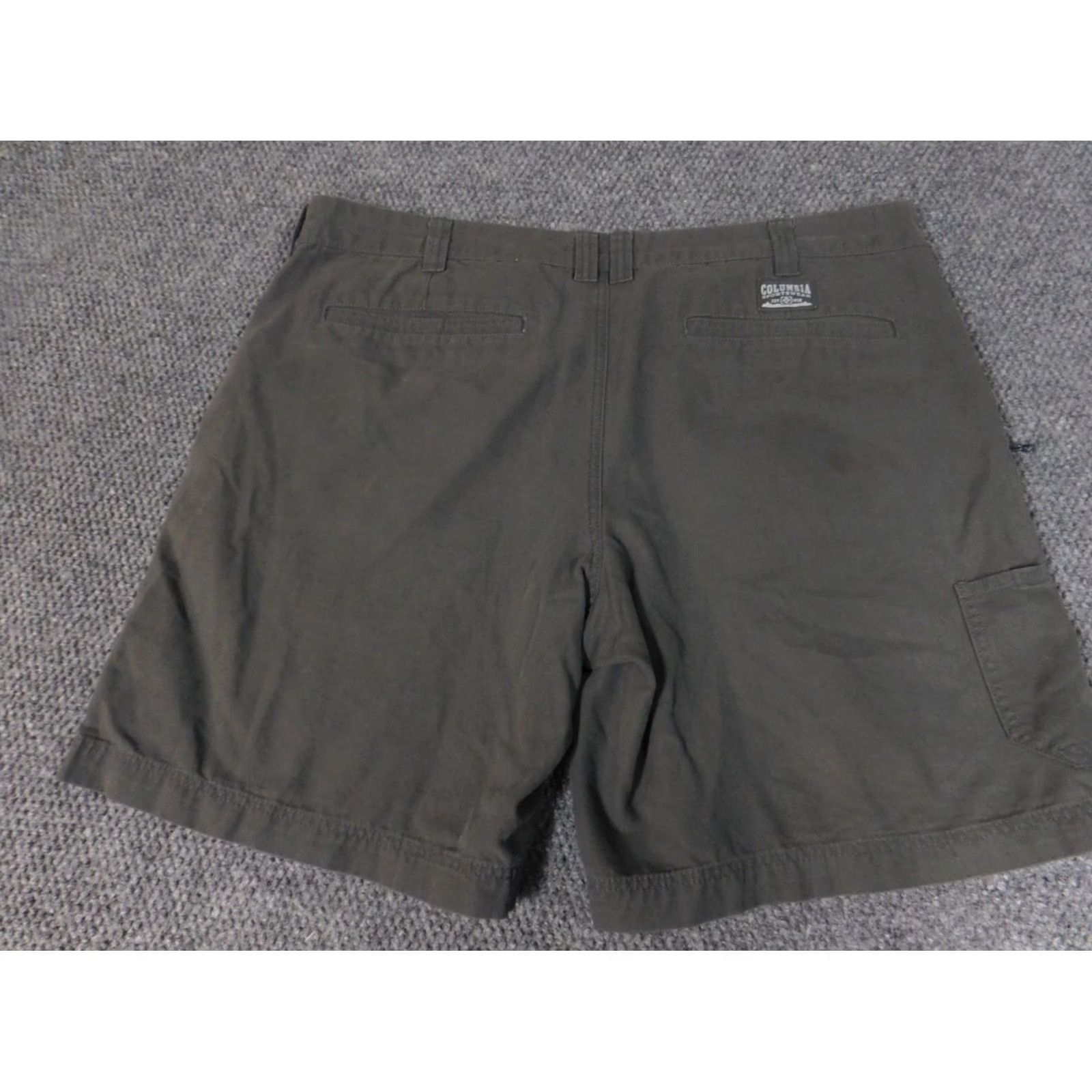 Sunray Sportswear Columbia Shorts Mens 42 Gray Cargo Outdoor Regular Breathable Logo Cotton Knit Zip Flat Front Casual Size US 42 / EU 58 - 7 Thumbnail