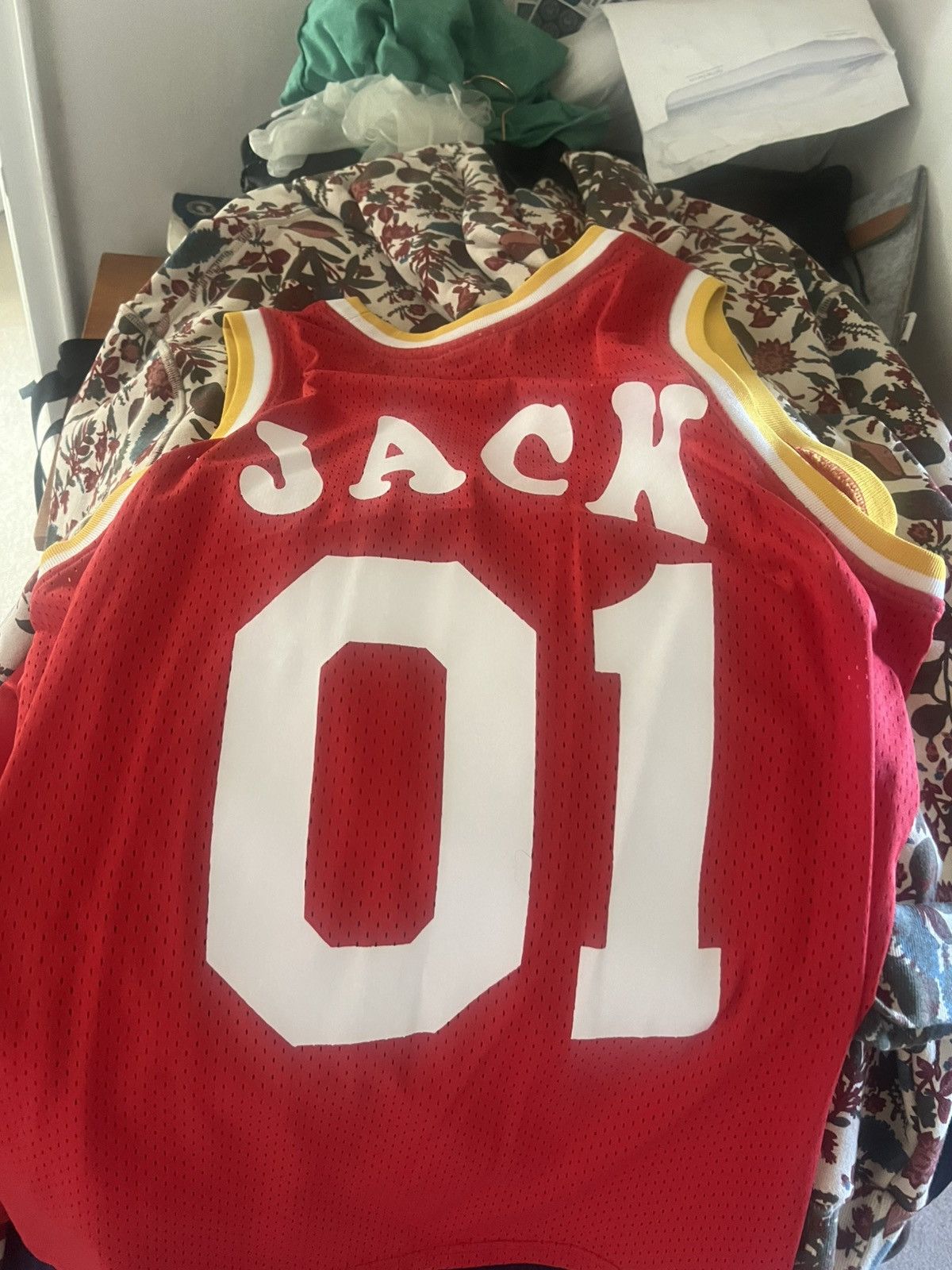 Mitchell & Ness Mitchell & Ness BR remix Travis Scott Houston Rockets jersey Size US M / EU 48-50 / 2 - 7 Thumbnail